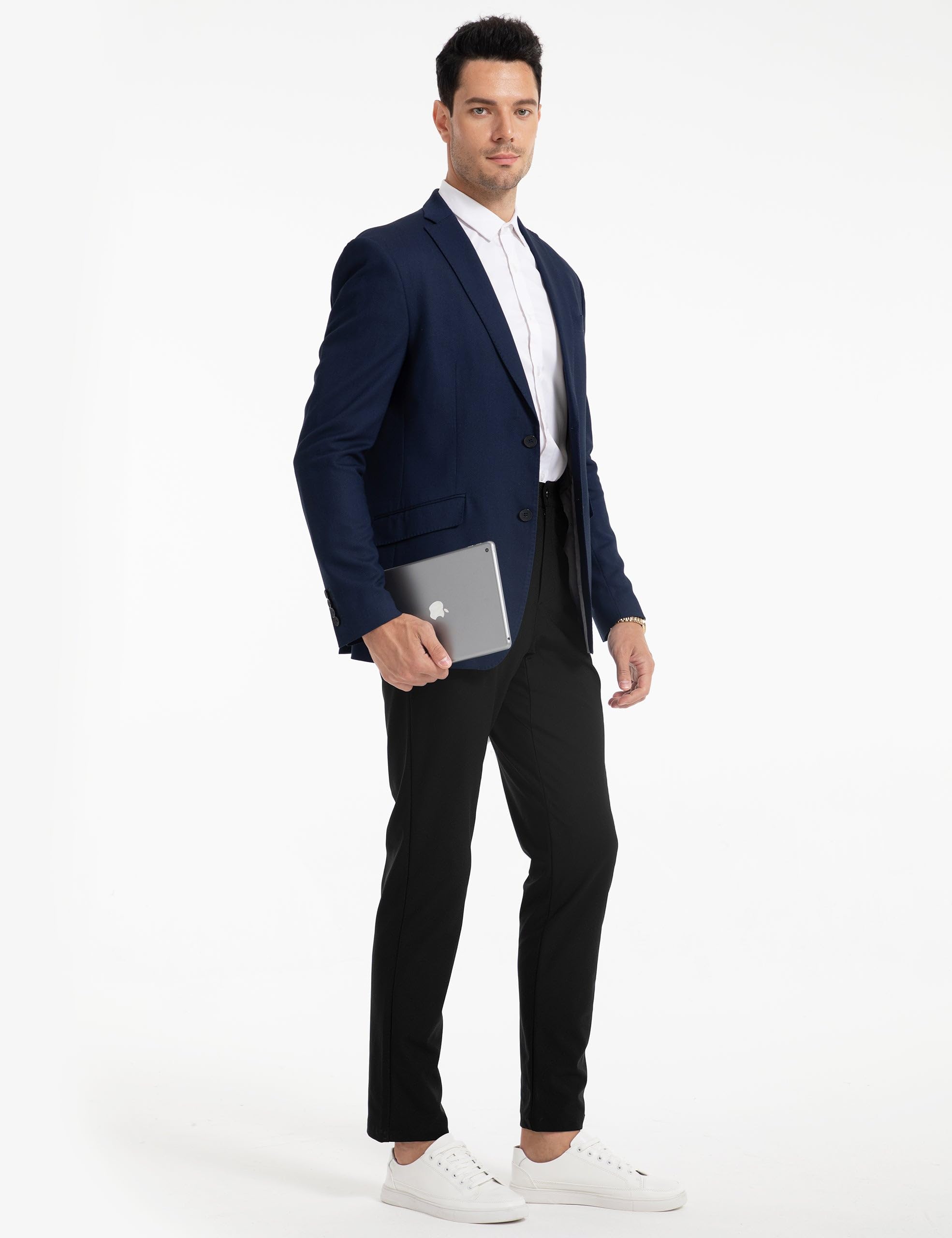 FitsT4 Men's Golf Pants Stretch Relaxed Fit with 6 Pockets - 30"/32" Lightweight Quick Dry Wrinkle-Free Dress Trouser - Image 7