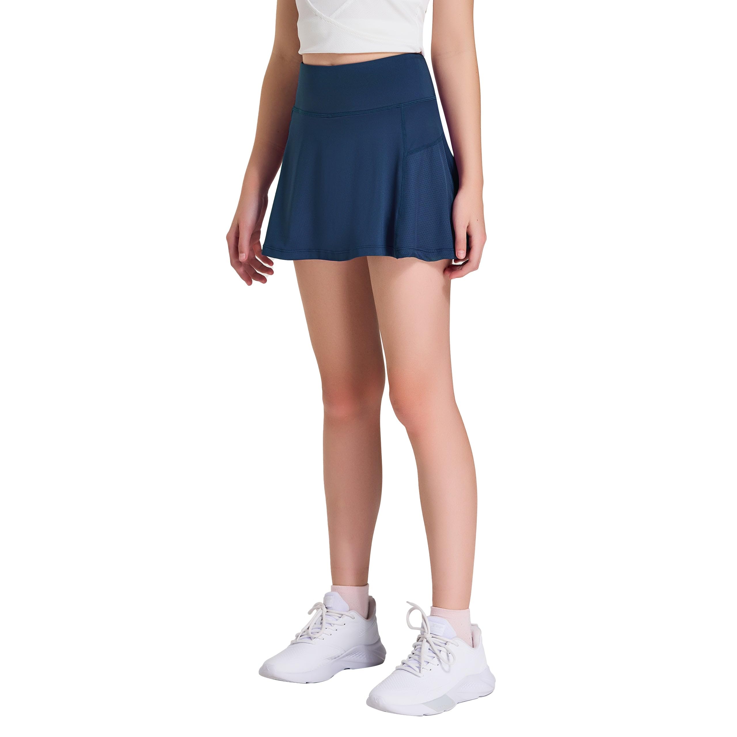 FitsT4 Sports Girl's Golf Skirt Adjustable Waist Active Tennis Skort UPF50+ - Image 3