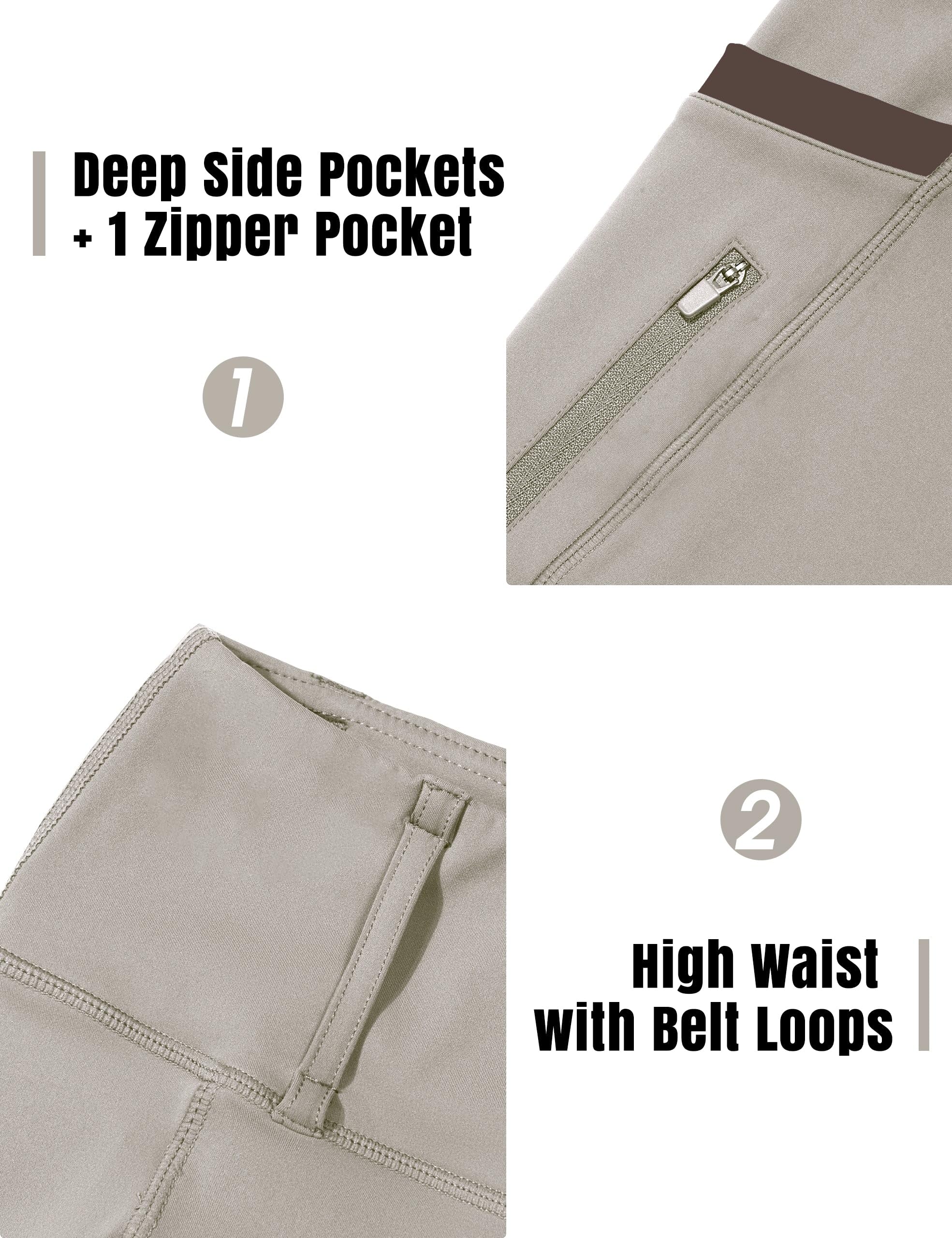 FitsT4 Sports Girls Riding Pants Full Seat High Waist Kids Equestrian Breeches Horse Schooling Tights Zipper Pockets - Image 4