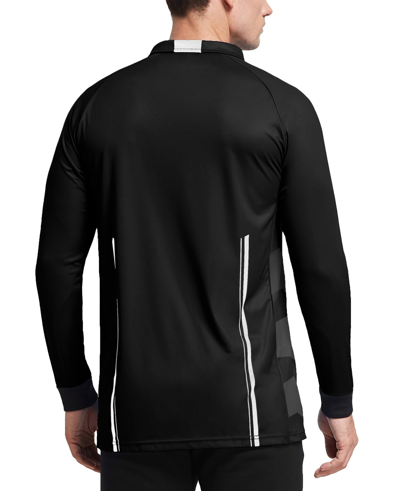 FitsT4 Sports Men's Pro Soccer Referee Jersey Long Sleeve Ref Shirt - Image 4