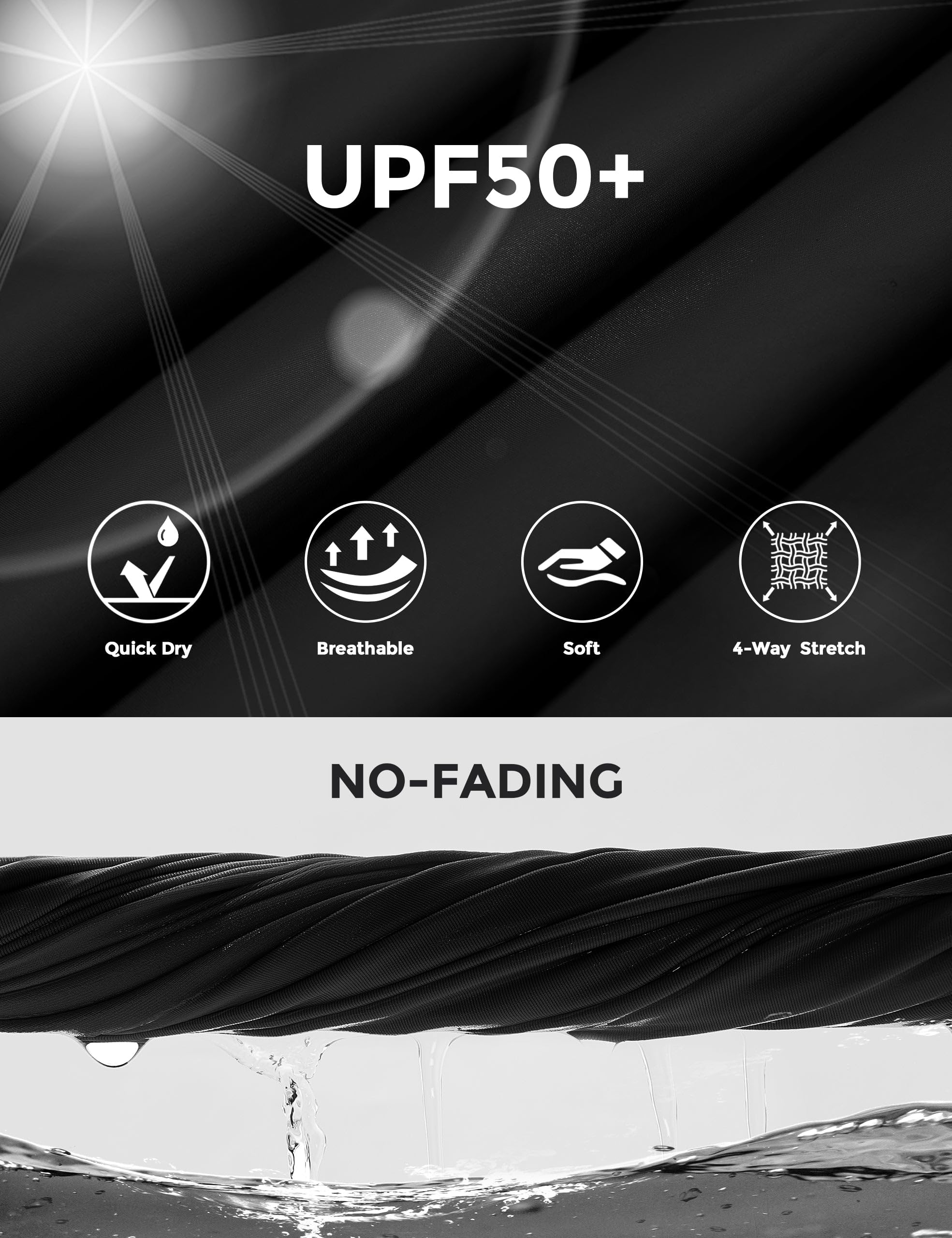 FitsT4 Sports Women's 20'' Swim Skirt Skort with Pocket High Waisted Modest Swimsuit Bathing Suit Bottoms - Image 5