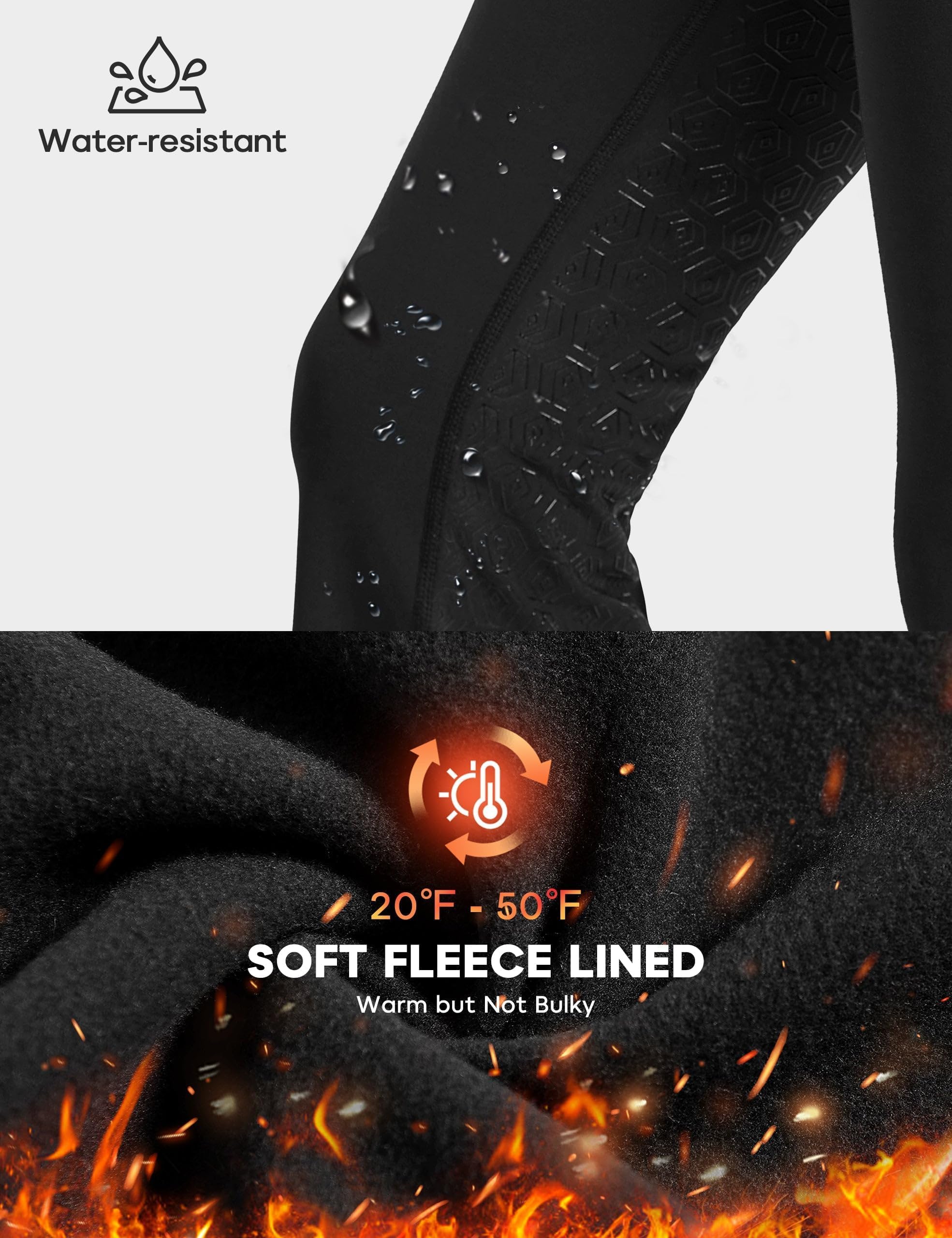 FitsT4 Sports Women's Fleece Lined Bootcut Horse Riding Pants Winter Full Seat Riding Tights with Pockets Equestrian Breeches - Image 3