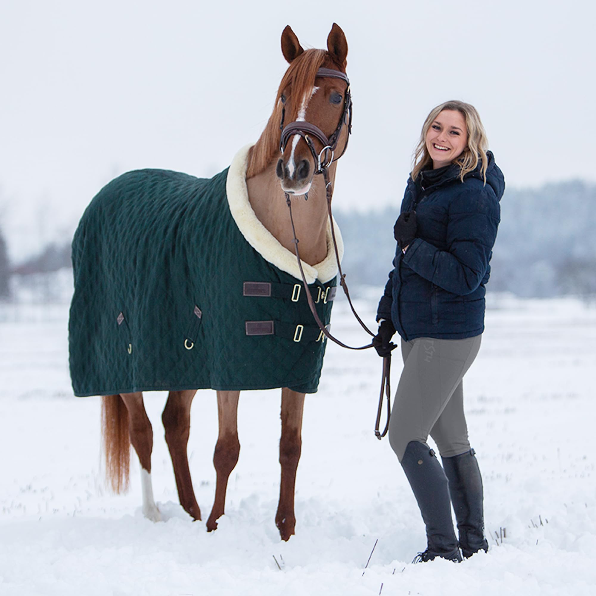 FitsT4 Sports Women's Winter Riding Breeches Fleece Lined Horse Riding Pants Tights Full Seat Silicone Equestrian Breeches - Image 3